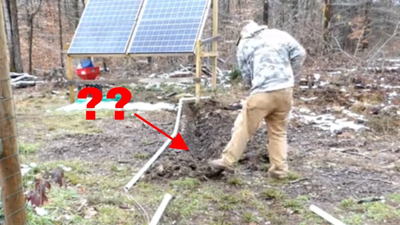 Burying Solar Panel Wire : How to Waterproof The Ends