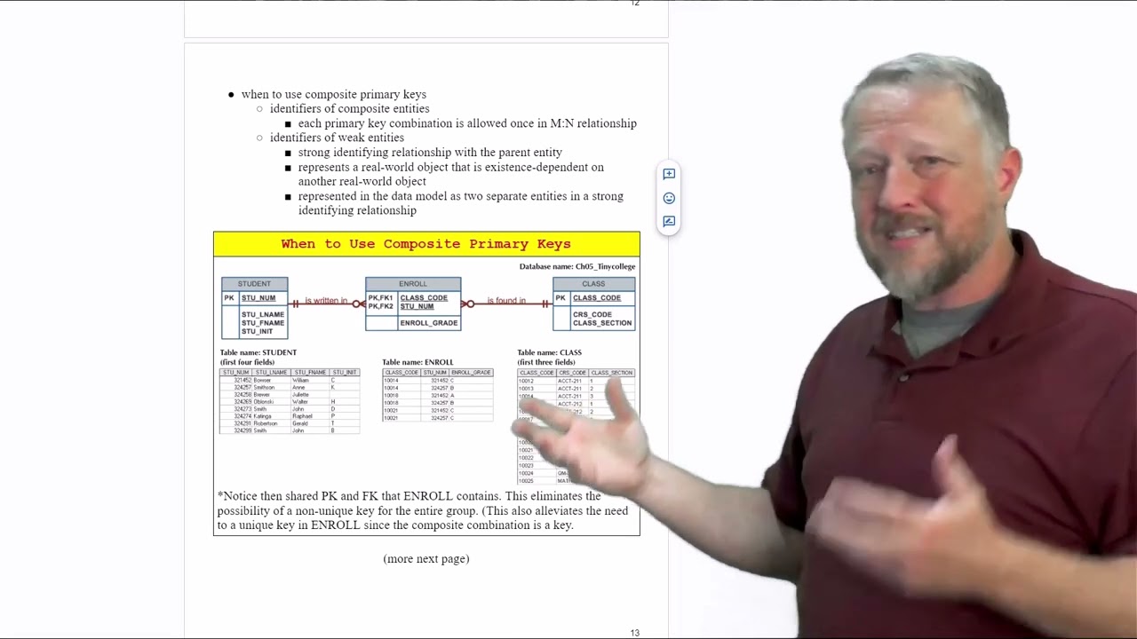 9 - Selecting Primary Keys for your DB Design
