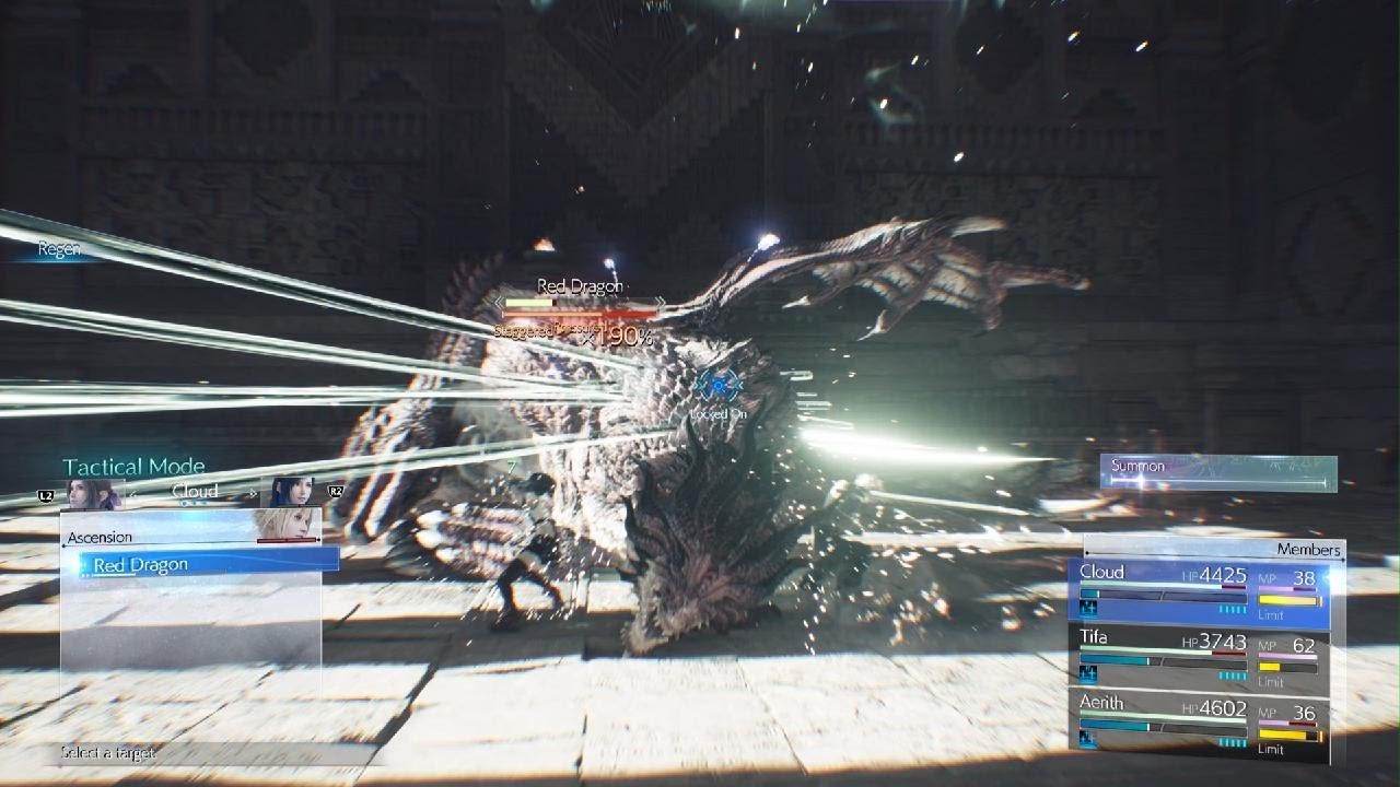Red Dragon Boss Fight | Final Fantasy VII Rebirth