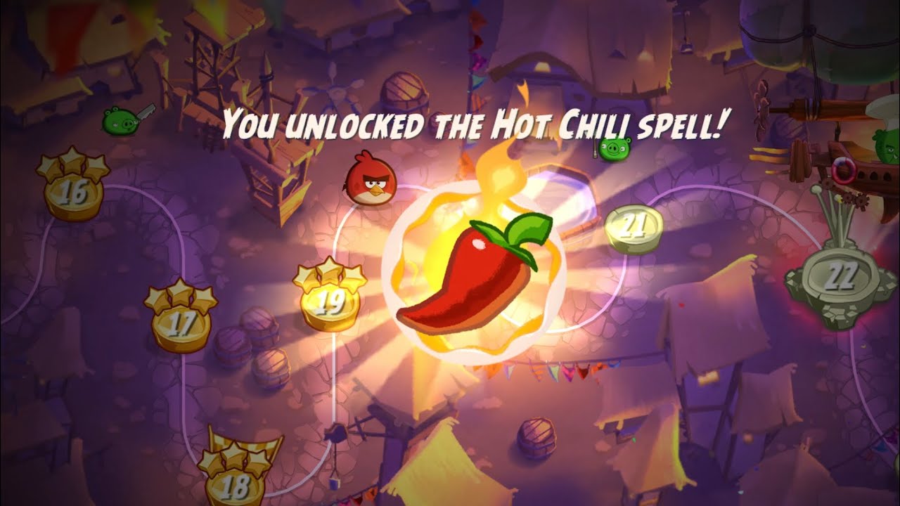Angry Birds 2 #4 hot chili spell