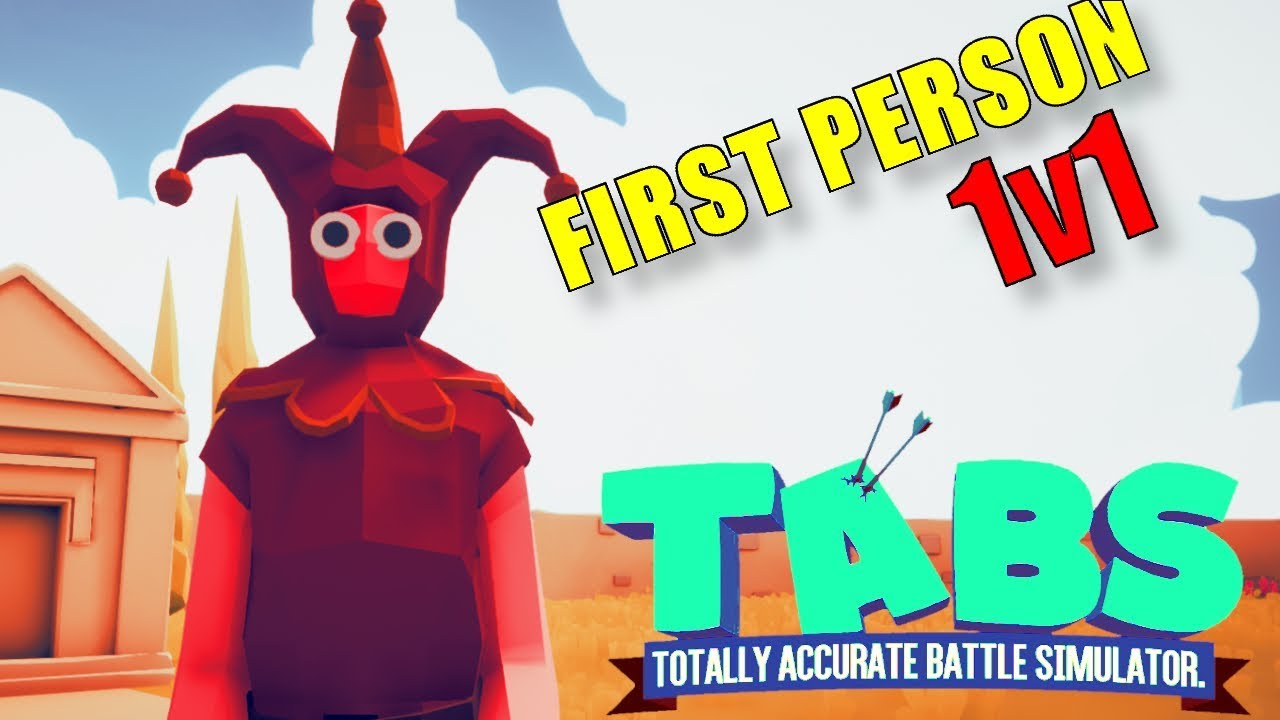 FIRST PERSON 'Jester' 1v1 Every Unit | TABS | Totally Accurate Battle Simulator