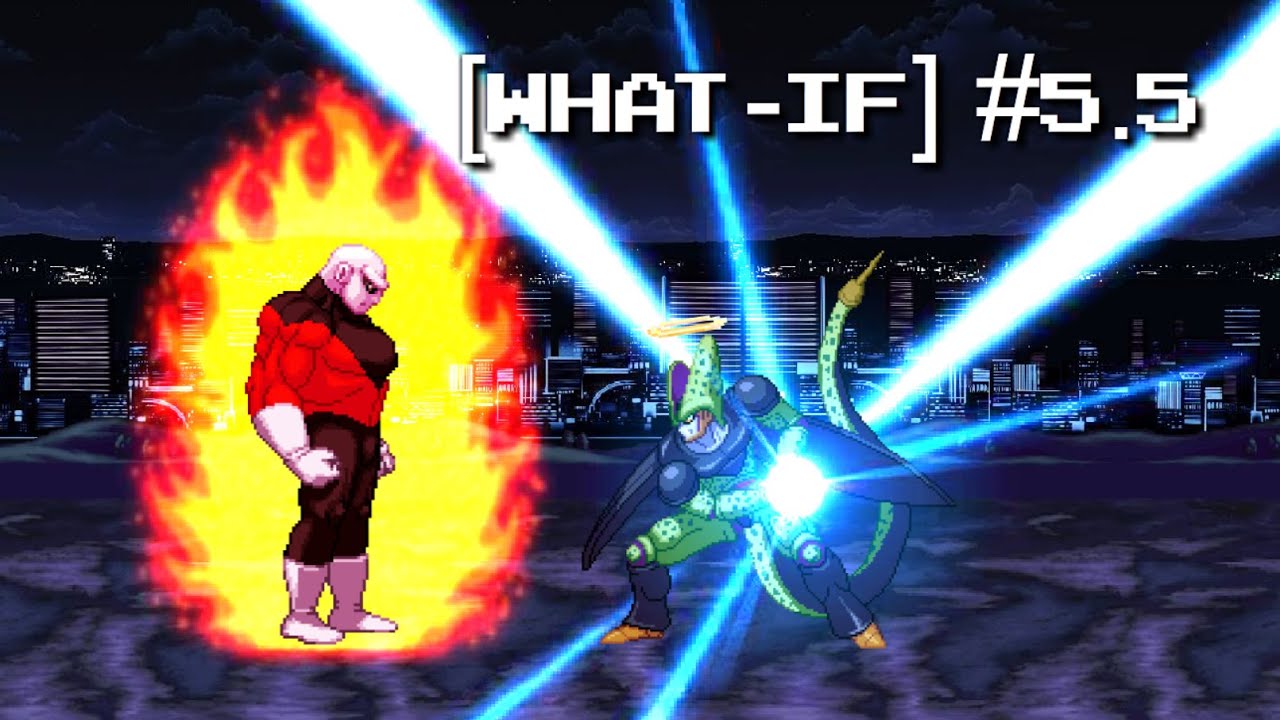 [What-if #5.5] Sprite Animation: Ultimate Cell vs Jiren the gray!! (ONLY DIALOGUE)