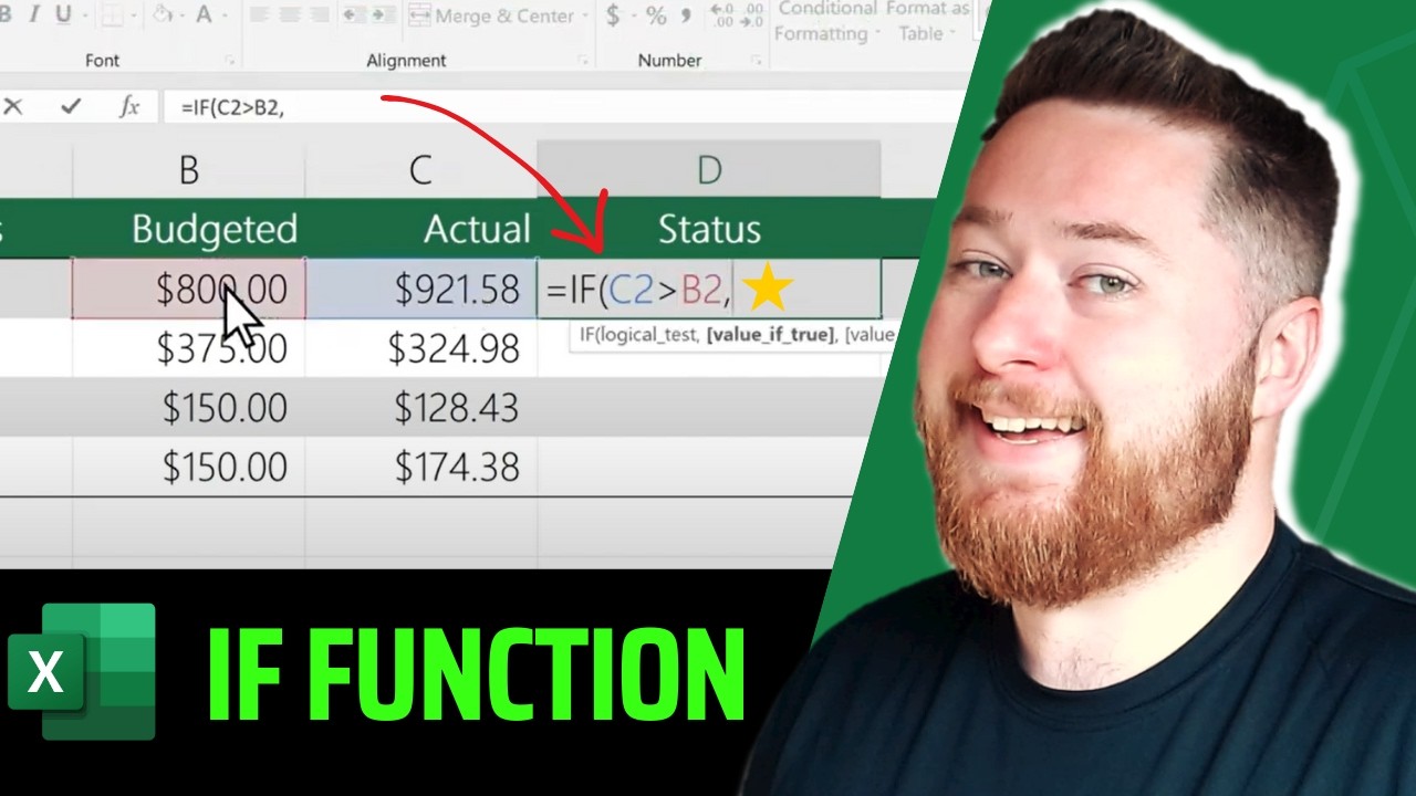Jak używać funkcji JEŻELI w programie Excel w 60 sekund!