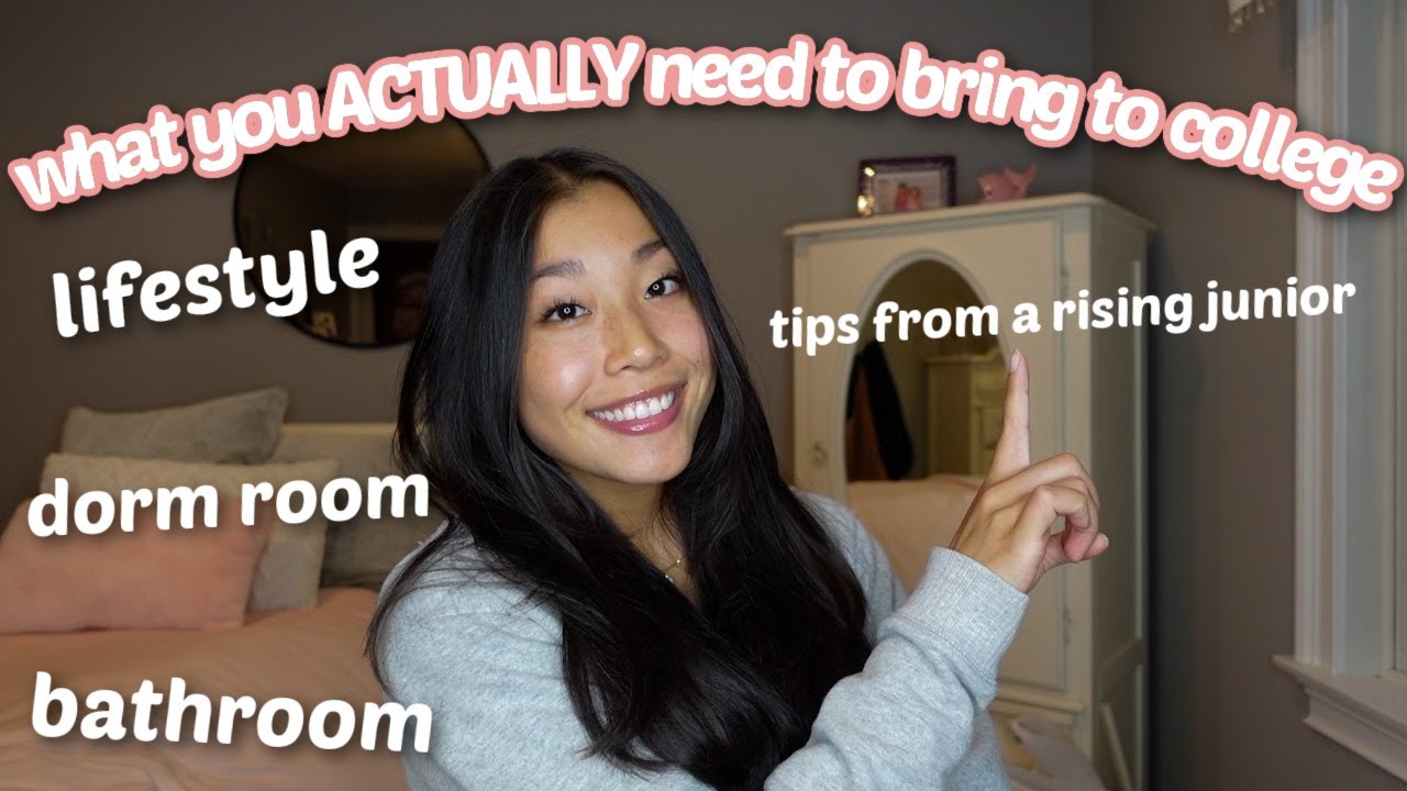 what you ACTUALLY need to bring to college (some college advice from a rising junior)