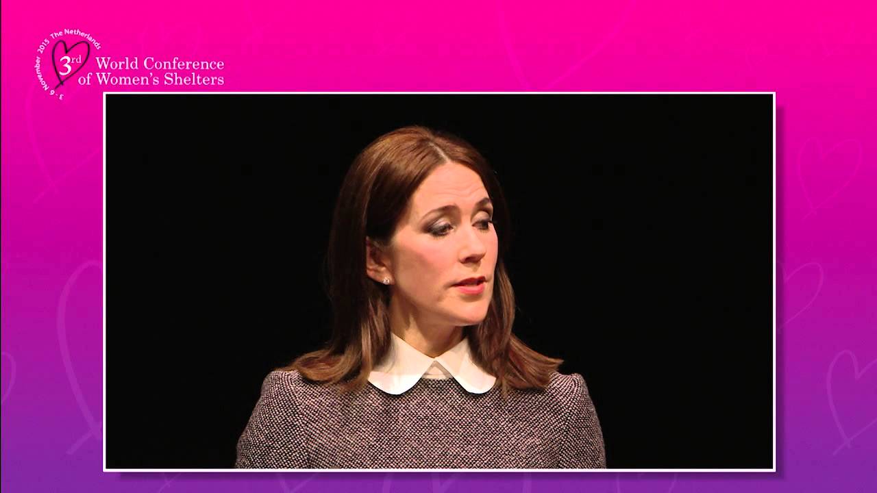 Princess Mary of Denmark Speaks at the World Conference of Women's Shelters