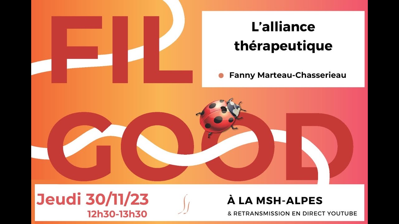 L’alliance thérapeutique un paradigme contextuel pour les psychothérapies - F. Marteau-Chasserieau