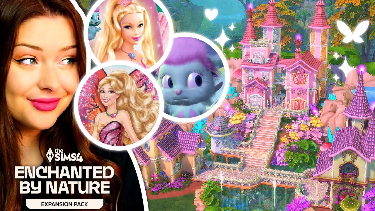 Each Tiny Home is a Different BARBIE FAIRY in The Sims 4 Enchanted by Nature