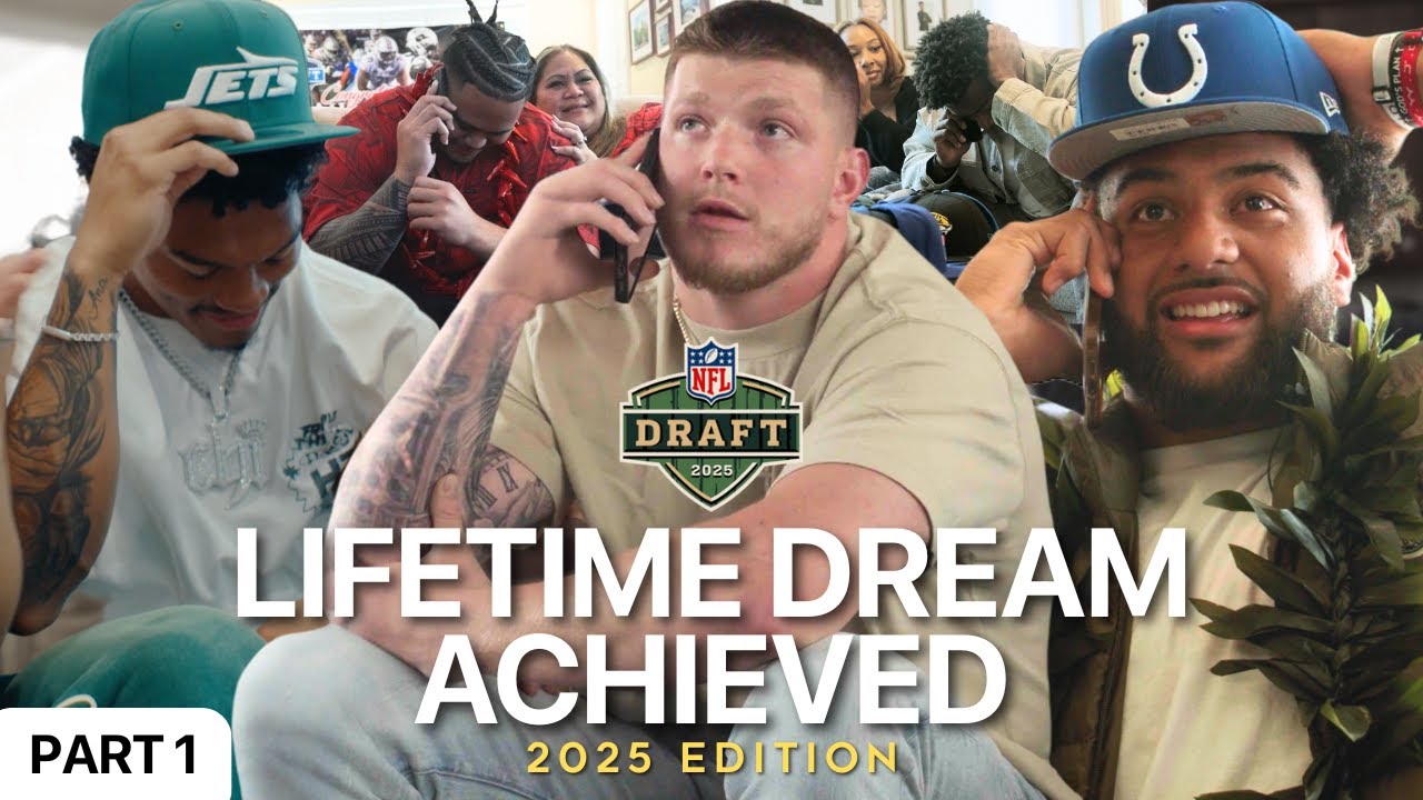 Top 2025 NFL Draft Reactions | Emotional Moments From Future Stars 🥹 | Part 1