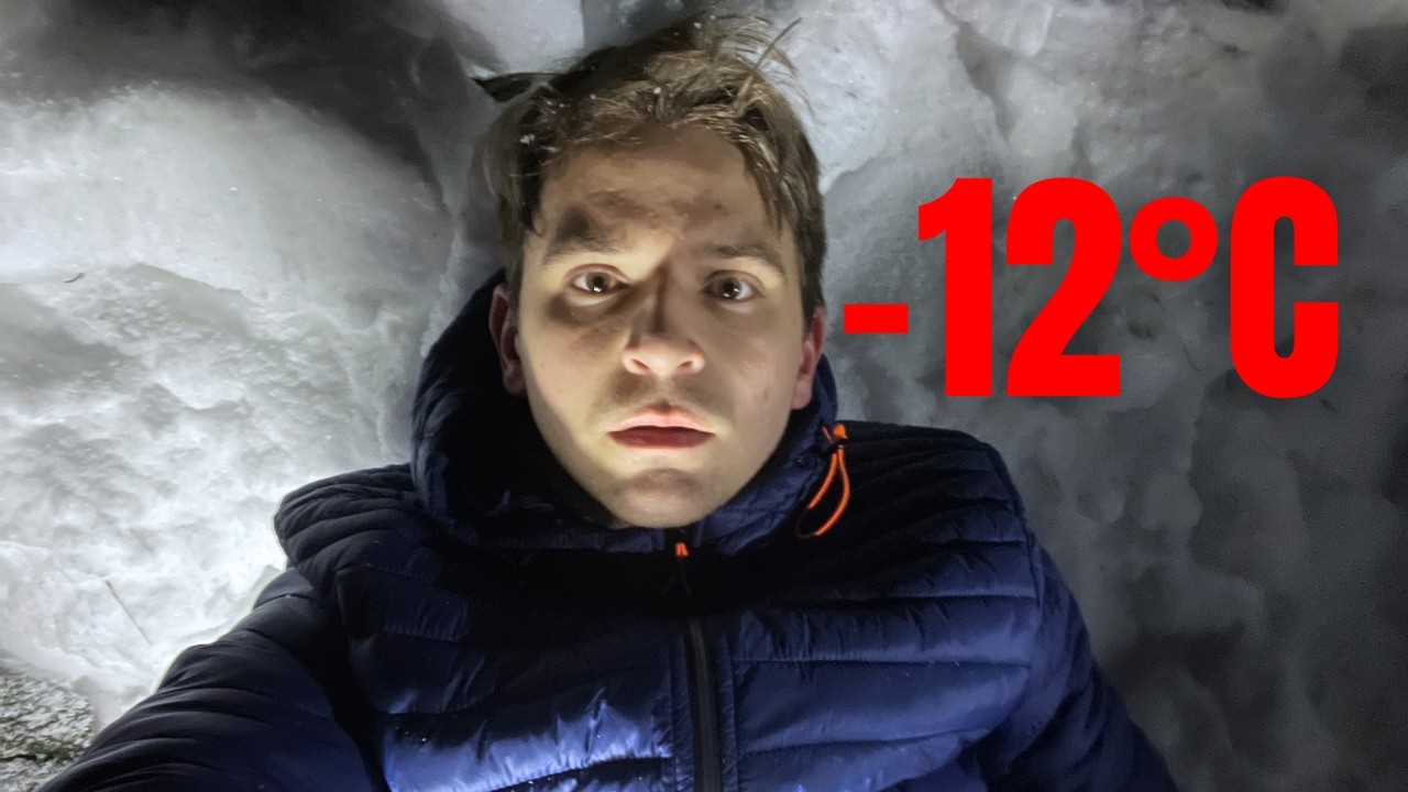 Alone in a Frozen Forest (Building a Survival Snow Shelter)