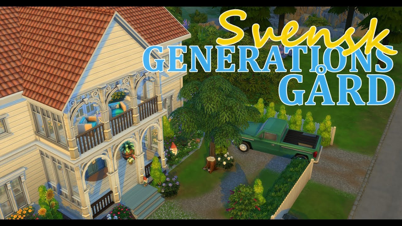 Svensk generationsgård (FÖRÄLDRALIV!) - The Sims 4 Speed Build