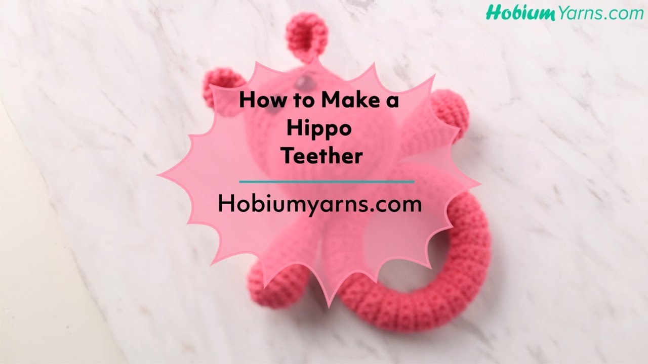 How to Make a Hippo Teether