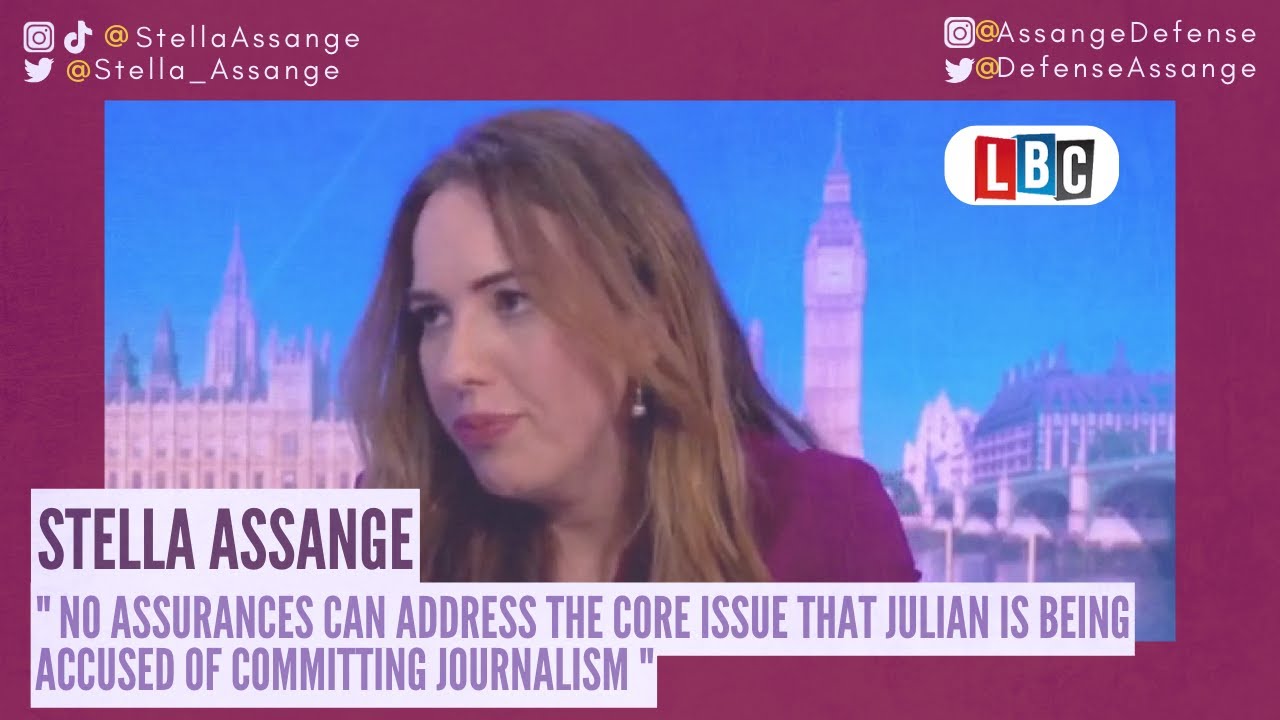 Stella Assange interview on March 26, 2024 LBC news @LBCOfficial with Andrew Marr