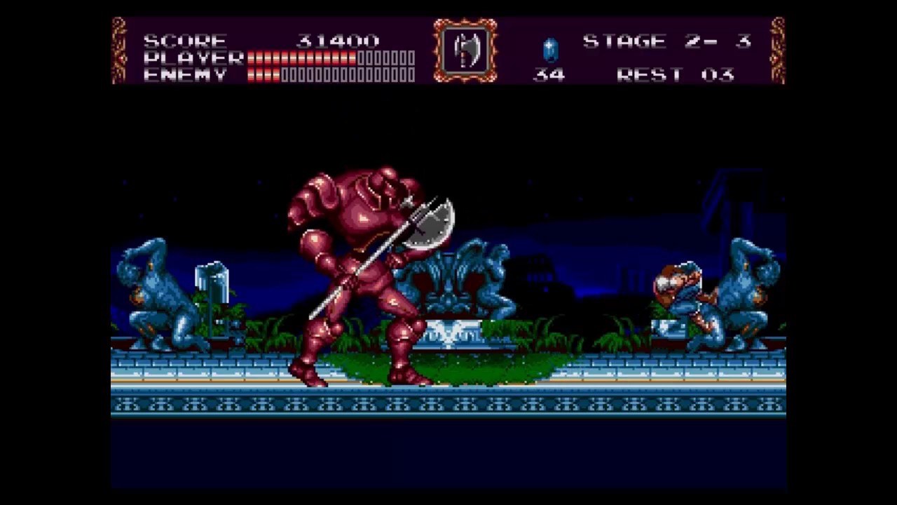 VAMPIRE KILLER Mega Drive 1cc John Morris