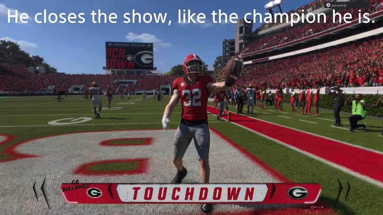 EA SPORTS College Football 26 this was a good fight, that ended with a knockout
