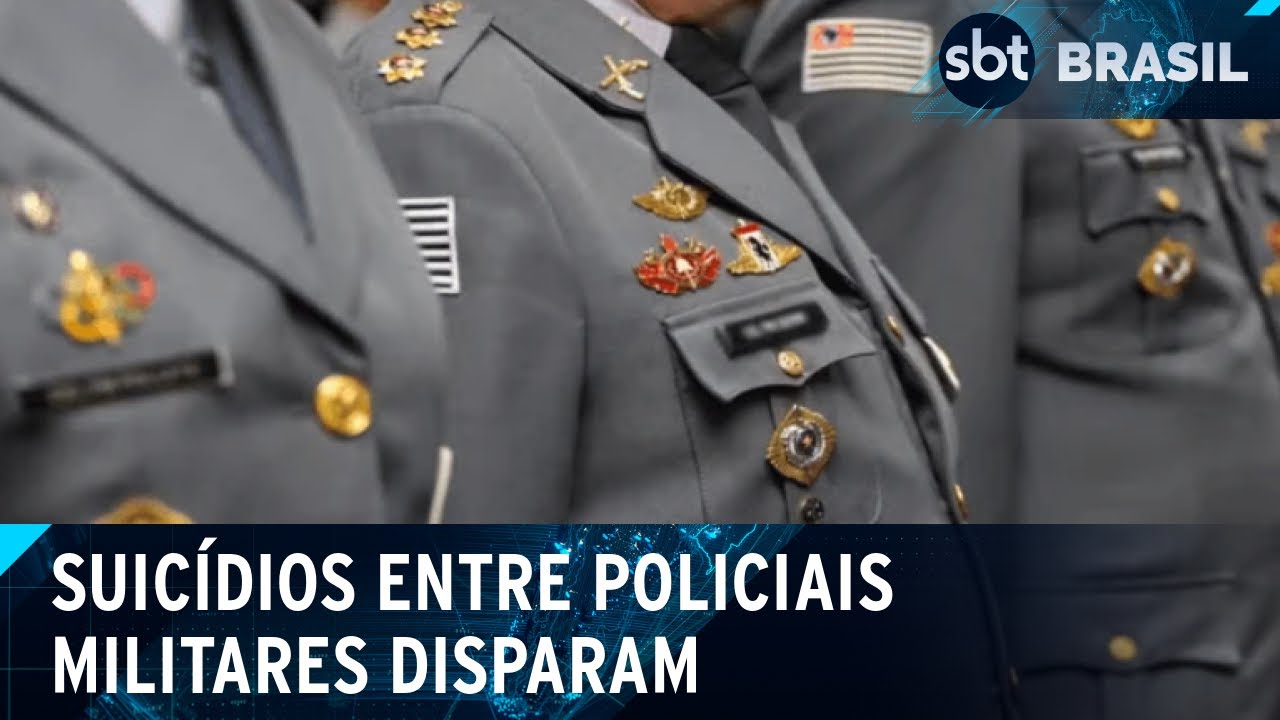 Suicídio entre PMs ultrapassa número de mortes em confrontos | SBT Brasil (11/09/24)