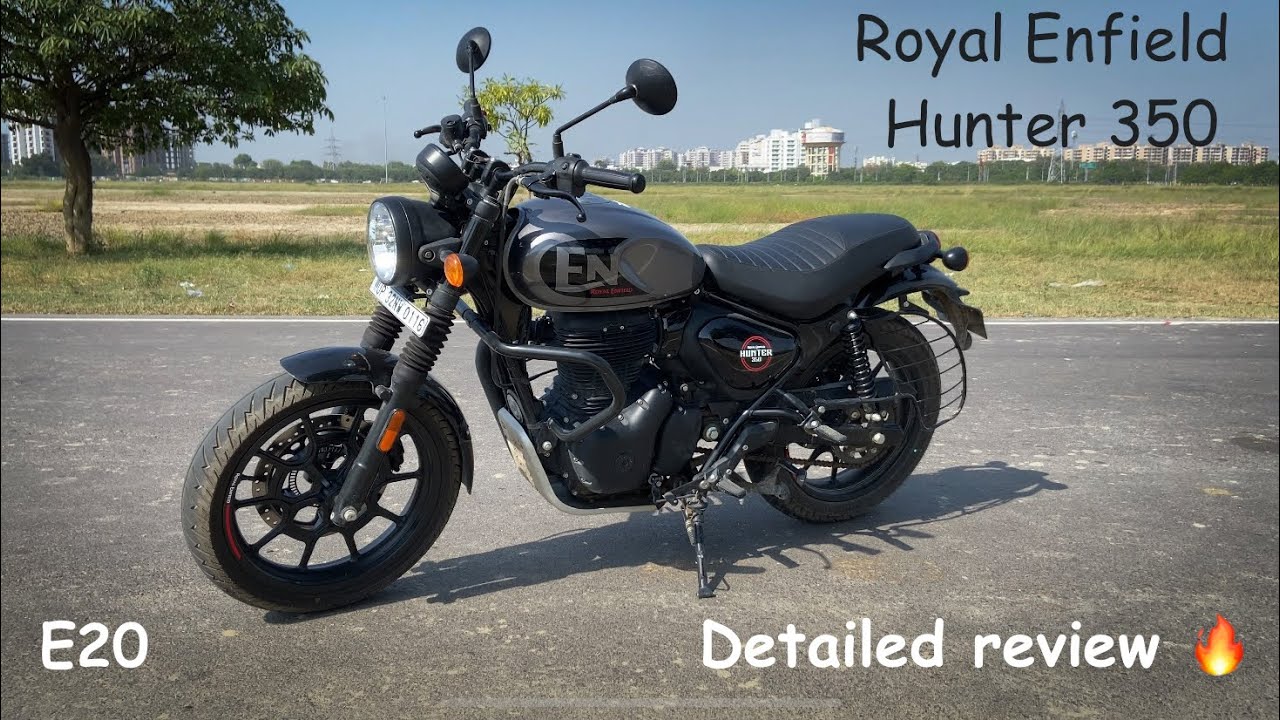 2023 Royal Enfield Hunter 350 E20 Dapper grey Full review | Price & New Features Explained