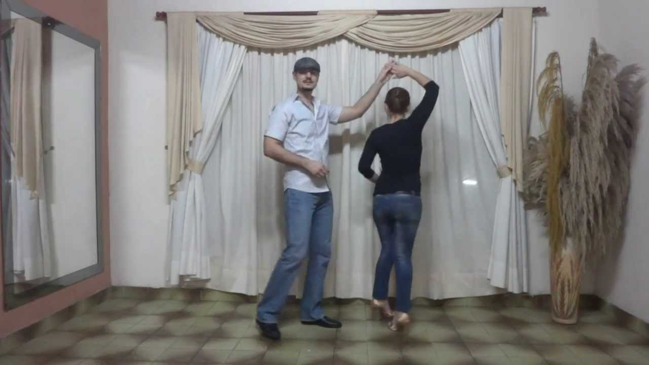 Aprende a bailar Salsa - Episodio 2.8 - Combinacion 2 de Cruce con Vuelta Interna (NE)