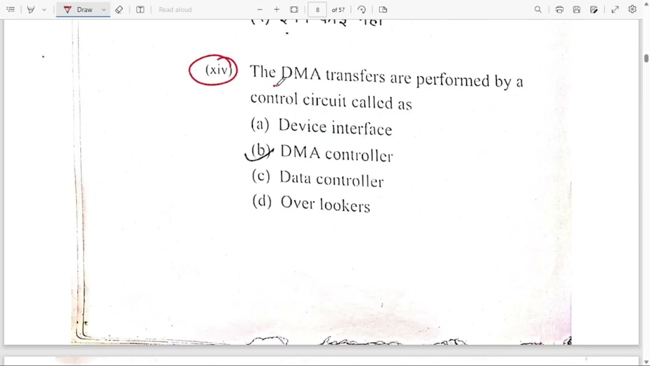 COA 2018 MCQ PYQ II Computer Organization & Architecture II