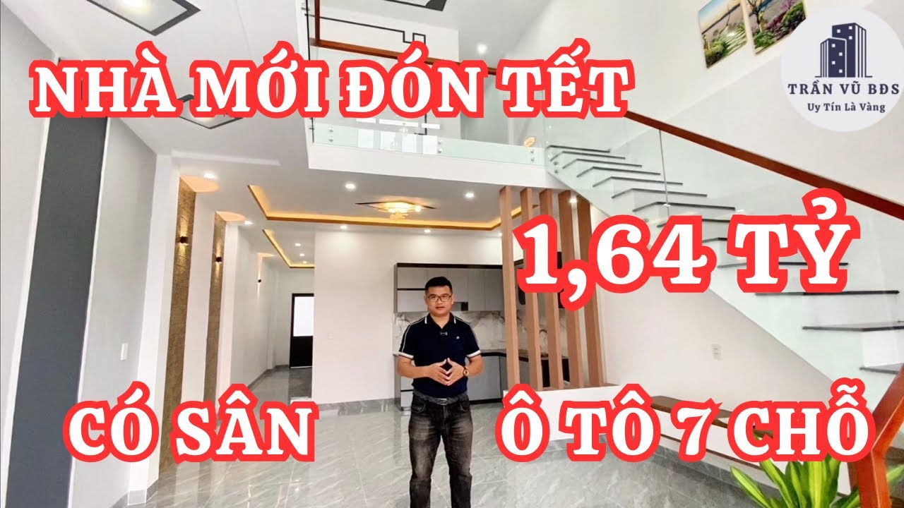 NHÀ MỚI ĐÓN TẾT Nhà ven Nha Trang giá rẻ 1,64 tỷ 106m2 hướng đông nam có sân ô tô 7 chỗ