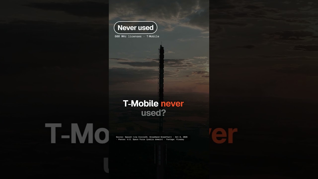 Starlink Mobile: $2.9B Airwaves Resold for a Reported $8B