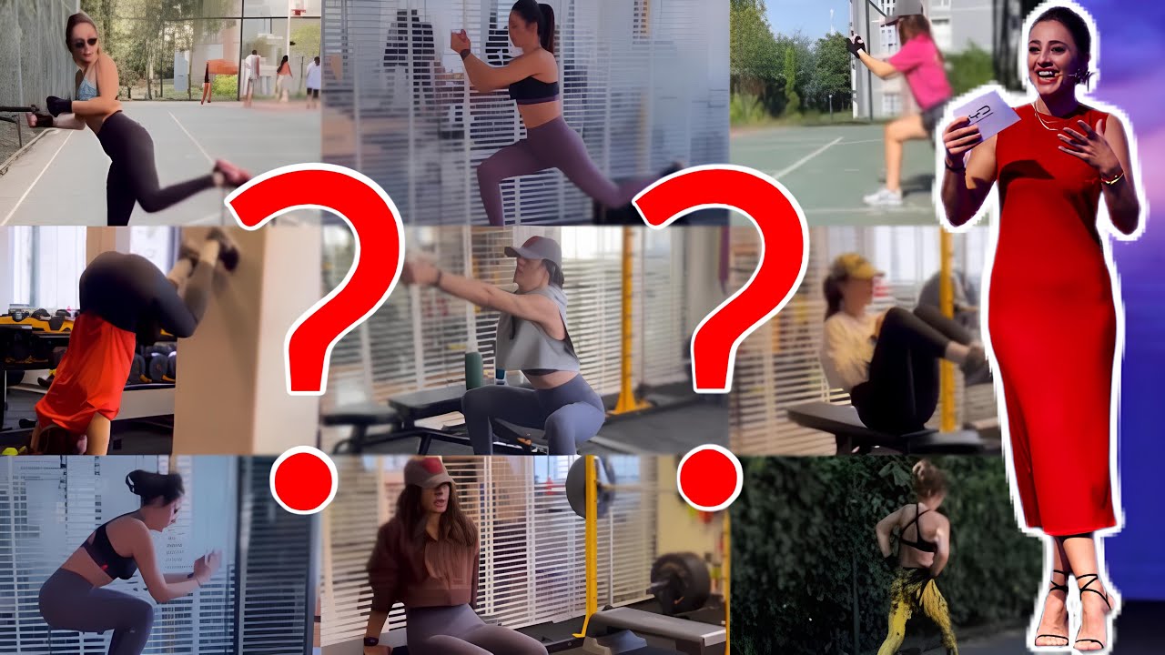 Merve Toy Spor Salonunda Çalışıyor #1
