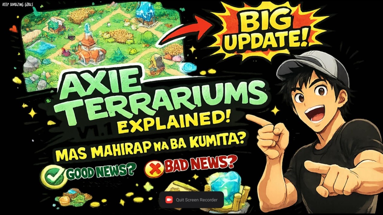 AXIE TERRARIUMS V1.1 UPDATE! Mas Mahirap na ba Kumita? Good News o Bad News sa Beginners?