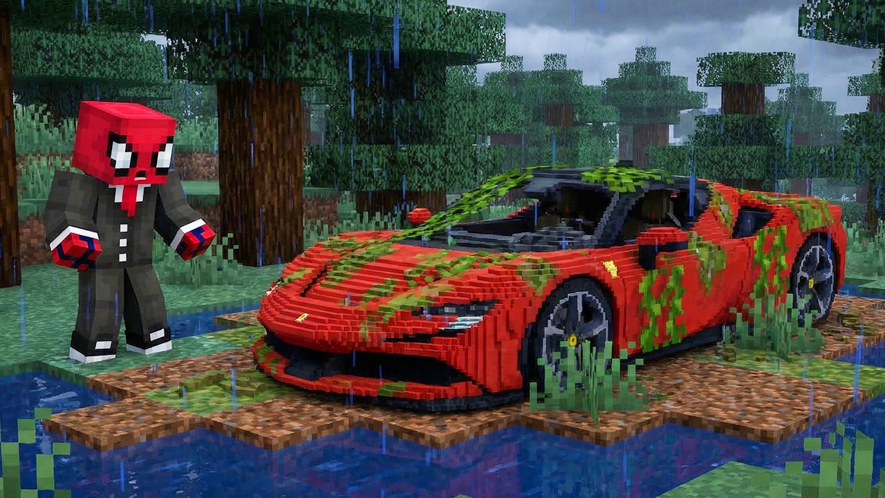 NEDEN Terkedilmiş Arabam Var? (Minecraft)