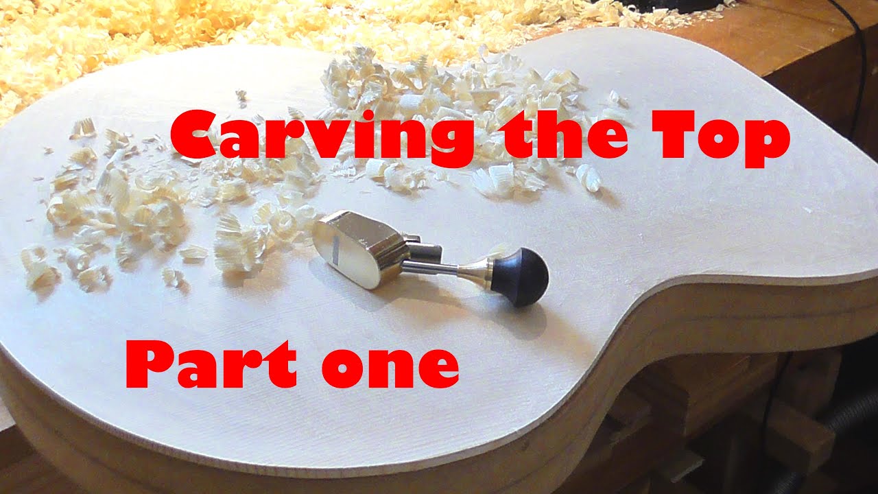 MAKING AN ARCHTOP GUITAR. Carving the Top Part One. @mbreyguitars1994