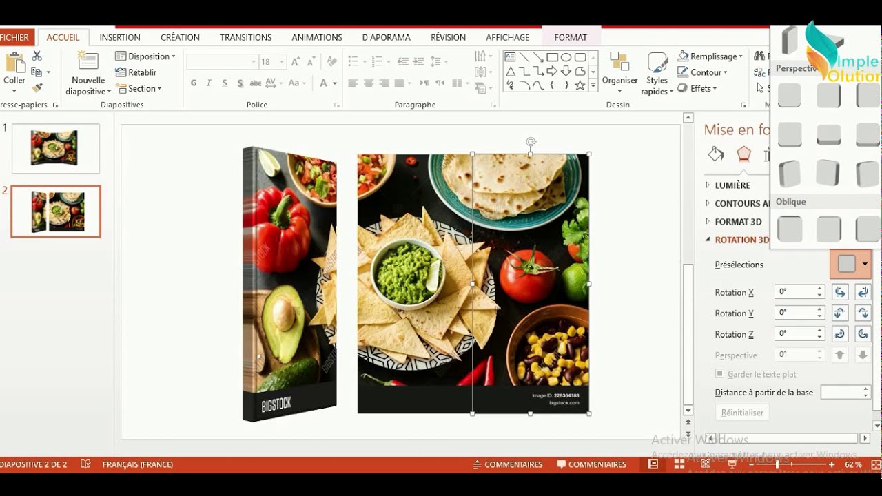 Comment Transmettre Une Photo de 2D à 3D sur PowerPoint