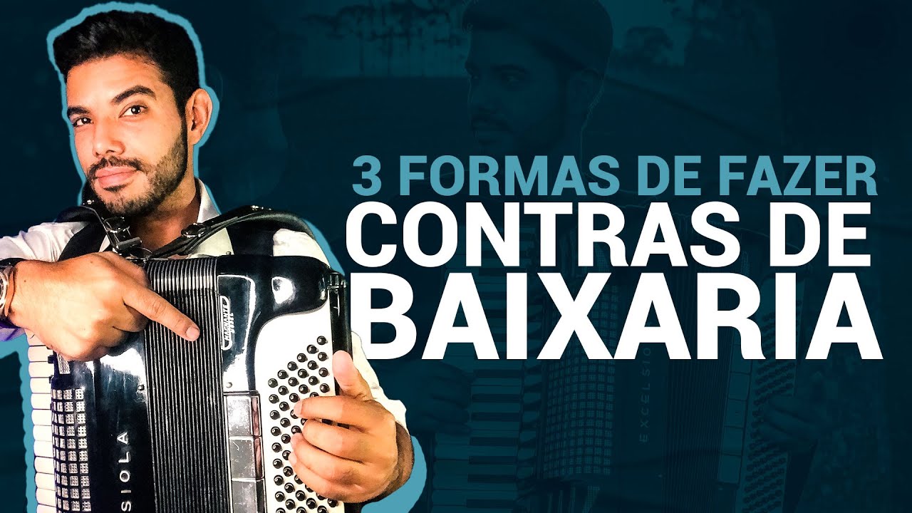 APRENDA FAZER CONTRAS DE BAIXARIA | AULA DE ACORDEON