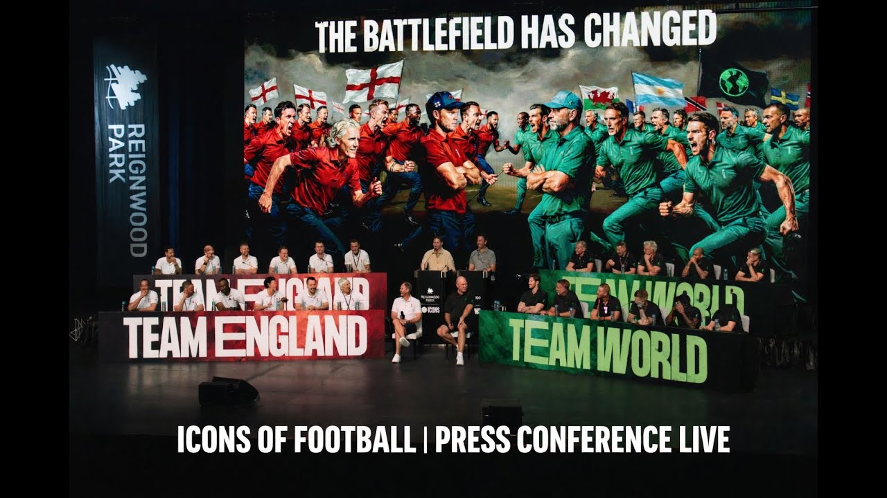 🔴LIVE🔴 Icons of Football Press Conference | Terry & Bullard vs Batistuta & Gullit
