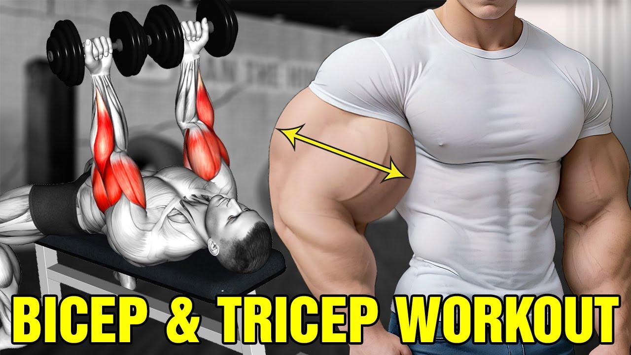 Full Biceps and Triceps Workout For Bigger Arms