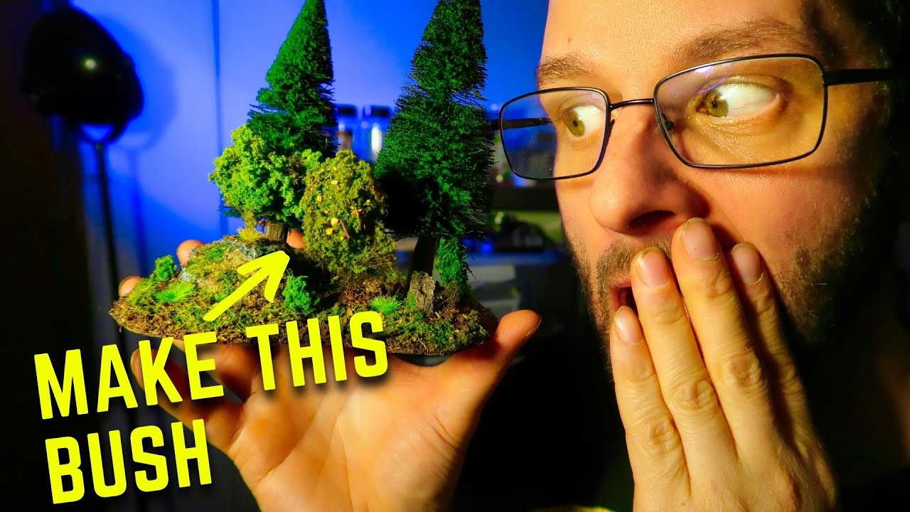 The perfect bush in 5 minutes for Warhammer 40k or Dungeons and Dragons
