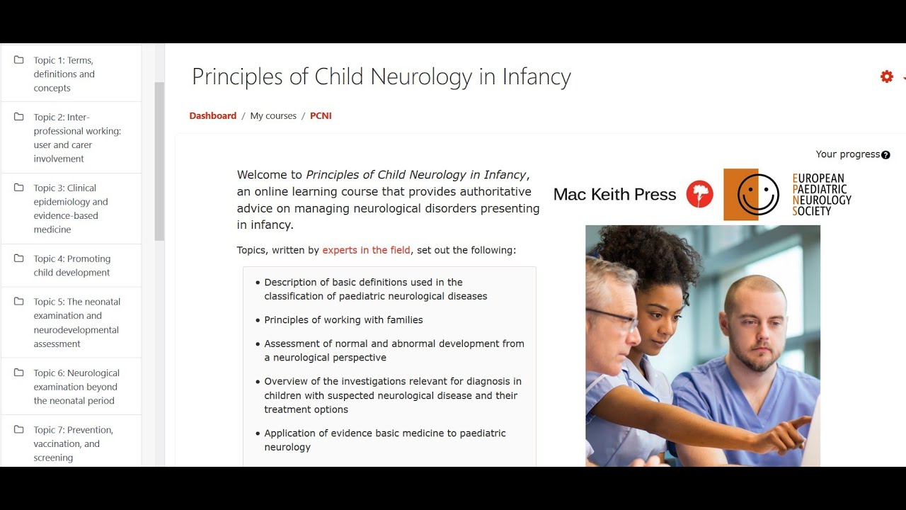 Principles and Practice of Child Neurology in Infancy Courses | Kennedy & Catsman-Berrevoets | DMCN