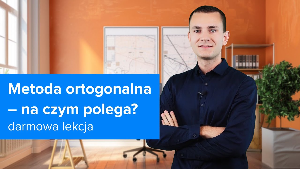 Kurs Podstawy GEODEZJI- metody POMIAROWE i OBLICZENIOWE| Metoda ortogonalna | ▶strefakursow.pl◀