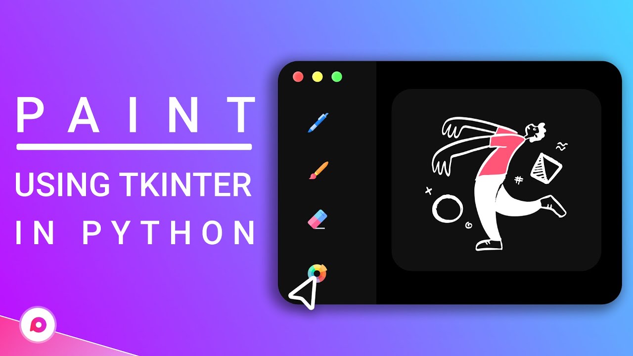 How To Create A GUI Paint Application Using Python | Tkinter Tutorial With Source Code 🔥