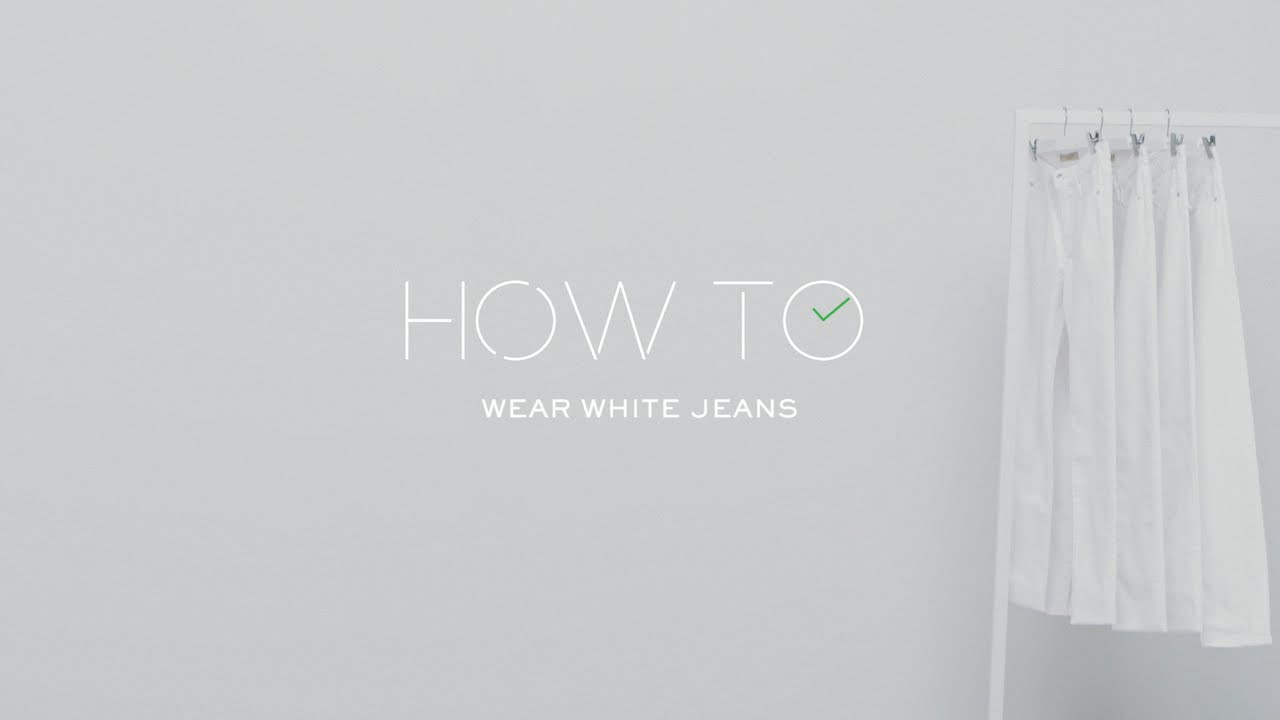 How To Wear White Jeans | MR PORTER