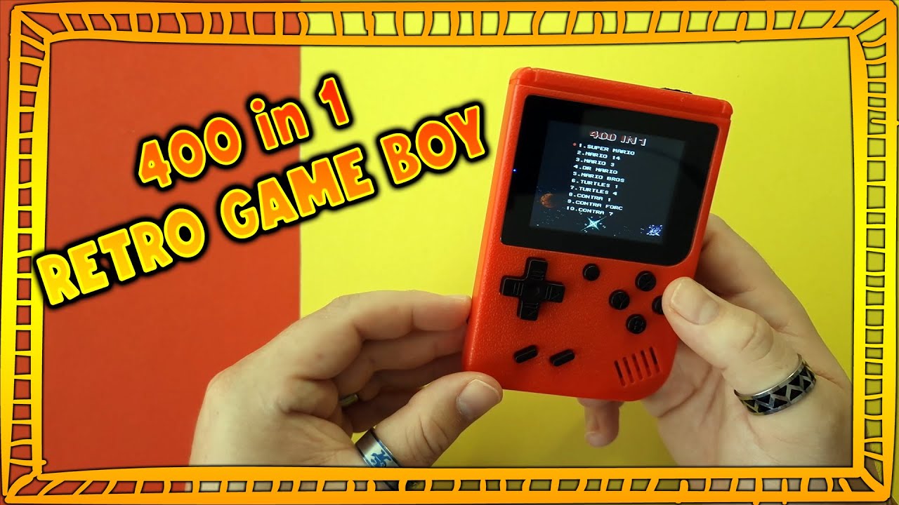😜 Der NEU gebaute RETRO-GAMEBOY mit 400-1 GAMES! 🎮 Taugt der China-Boy was?