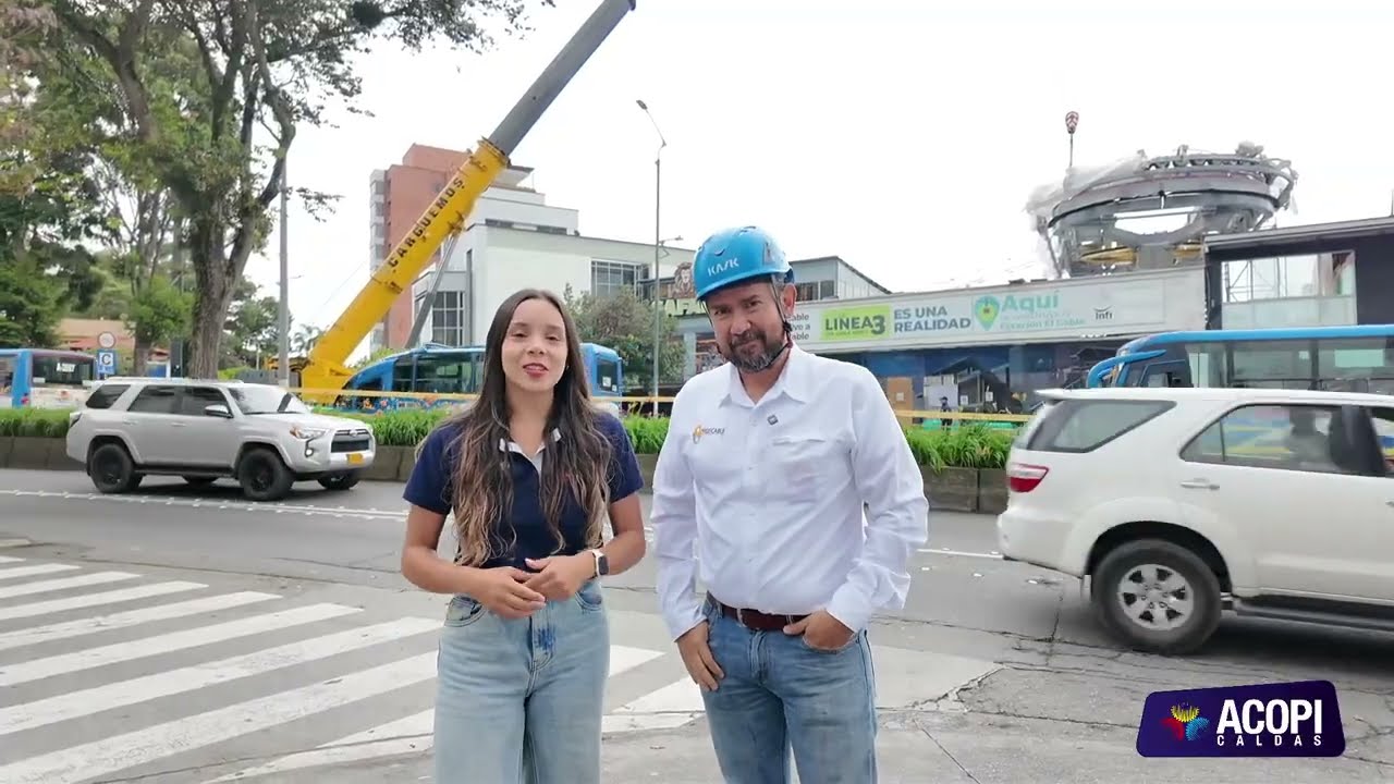 Cable Aéreo Manizales construcción línea 3 ACOPI Caldas