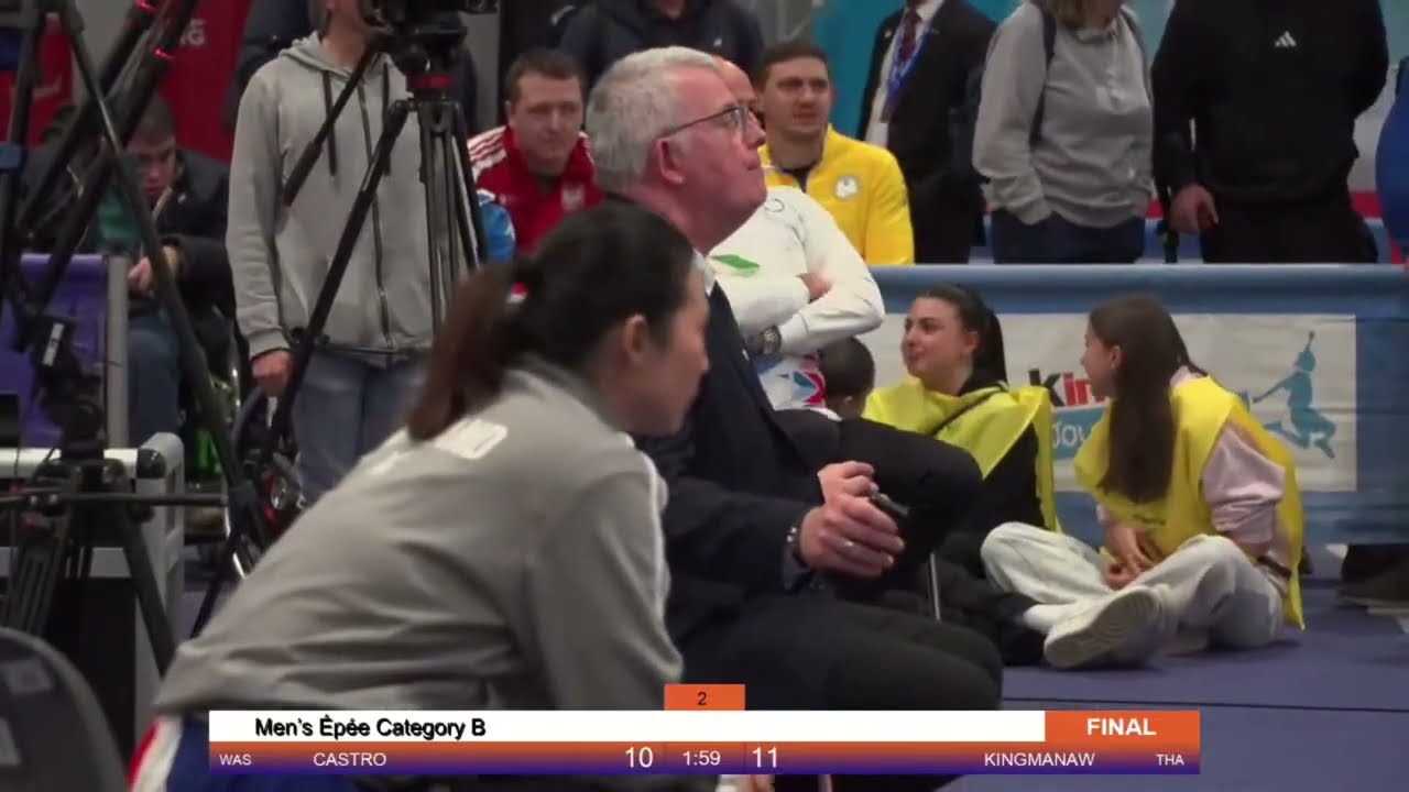 Wheelchair Fencing Pisa 2026 WORLD CUP FINAL - M/E/B - CASTRO Amelio Vs KINGMANAW Visit
