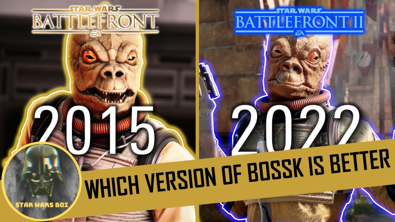 Bossk (Battlefront 2015) Vs Bossk (Battlefront 2) - Which Hero is Better