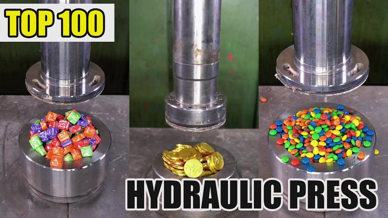 Top 100 Most Satisfying Hydraulic Press Crushes | Ultimate Crushing Moments Compilation #asmr