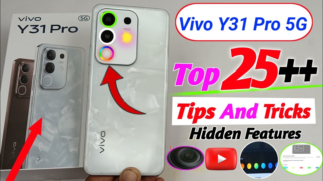 Vivo Y31 Pro 5G Tips And Tricks / Vivo Y31 Pro 5G Top 25++ Hidden Features 