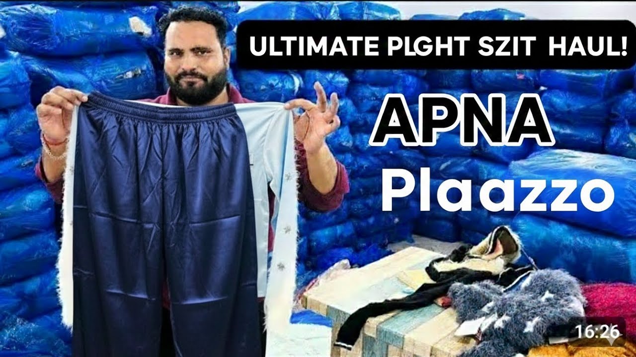 Plazzo ka Accha Accha Maal ( Plazzo hiii Plazzo ) #surplusstock #plazzos #clothwork #clothing 