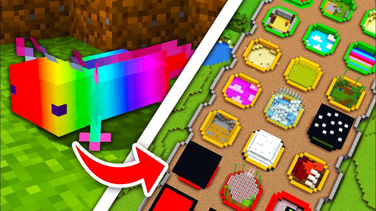 I Built a Zoo For Minecraft's Rarest Mobs