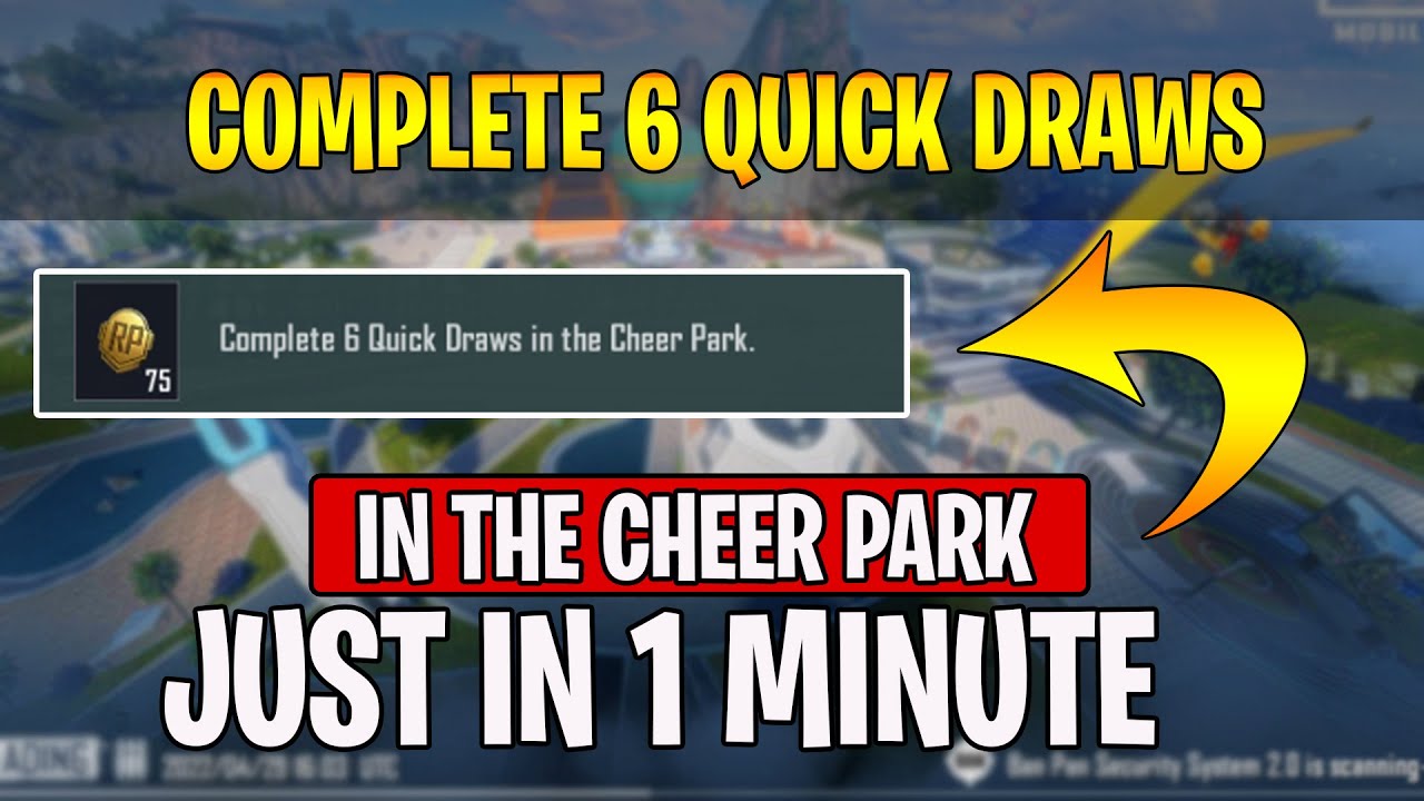 HOW TO COMPLETE 6 QUICK DRAW IN CHEER PARK