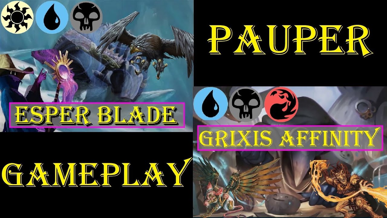 Esper Affinity Vs Grixis Affinity [PAUPER] Gameplay Ao Vivo #mtgpauper #mtgpaupergameplay