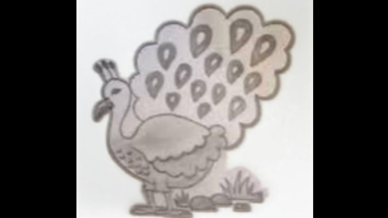 Peacock drawing easy🦚😍| How to draw a beautiful Peacock easy | Mor drawing easy