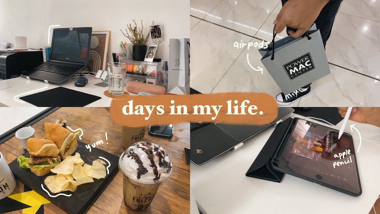 vlog ~ apple pen unboxing, buying airpods, home decor shopping ☕️🌟