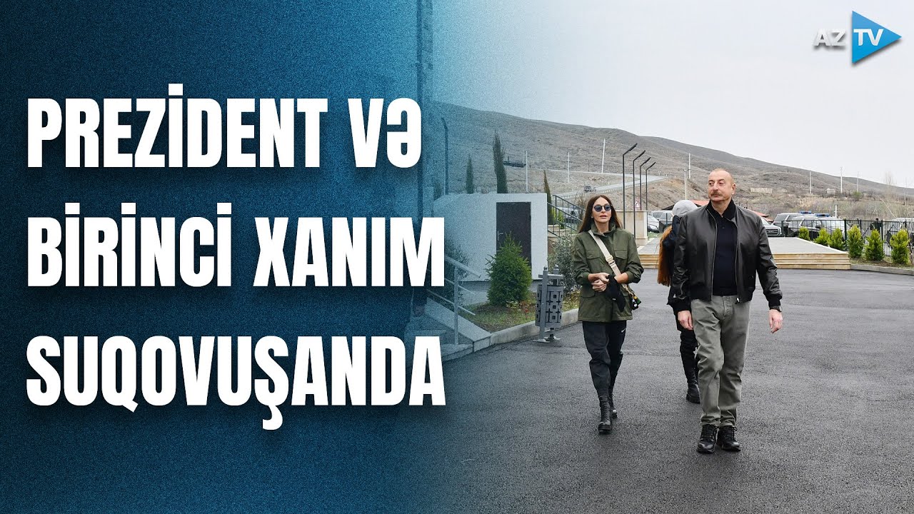 Prezident və Birinci vitse-prezident Suqovuşana gediblər: qəsəbədə yaradılan şəraitlə tanış olublar